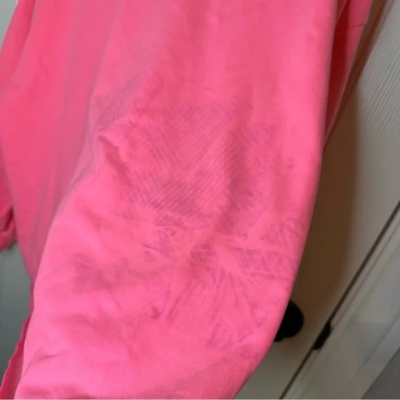 Queen Of Sparkles Neon Pink Nutcracker Santa Claus Bling Sweatshirt *FLAWED* - Picture 7 of 11